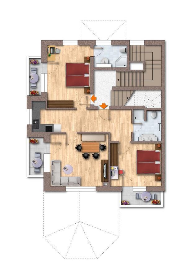Appartement Partoll Майрхофен Экстерьер фото